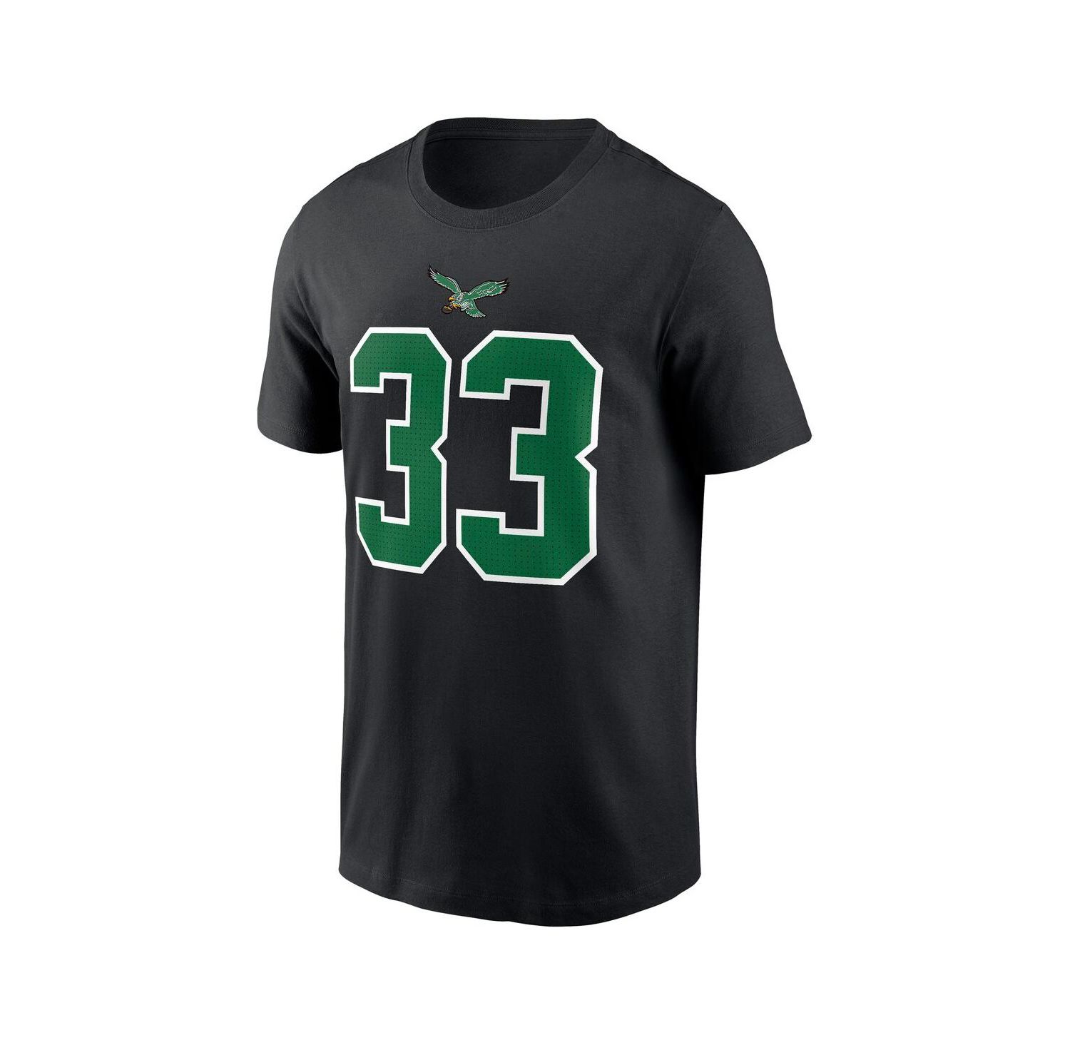 Men's Cooper DeJean Black Philadelphia Eagles Player Name & Number T-Shirt