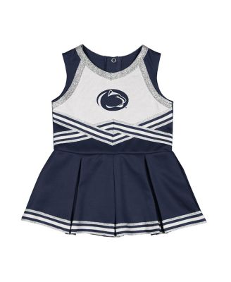 Girls Baby Boys and Girls Navy Penn State Nittany Lions Lollipop Park Cheer Dress