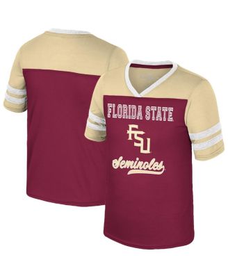 Colosseum - Big Girls Garnet Florida State Seminoles Princess Bubblegum Bling T-Shirt