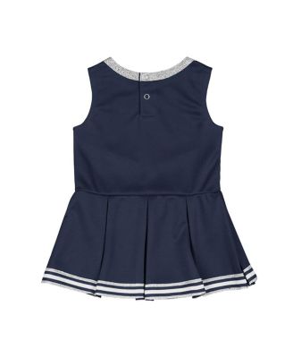 Girls Baby Boys and Girls Navy Auburn Tigers Lollipop Park Cheer Dress