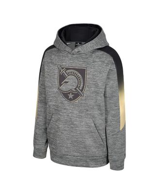 Big Boys and Girls Gray Army Black Knights The Gang Hoodie