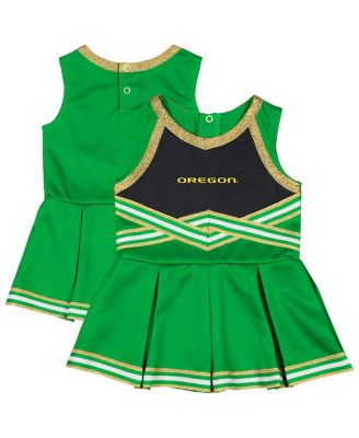 Colosseum - Girls Baby Boys and Girls Green Oregon Ducks Lollipop Park Cheer Dress