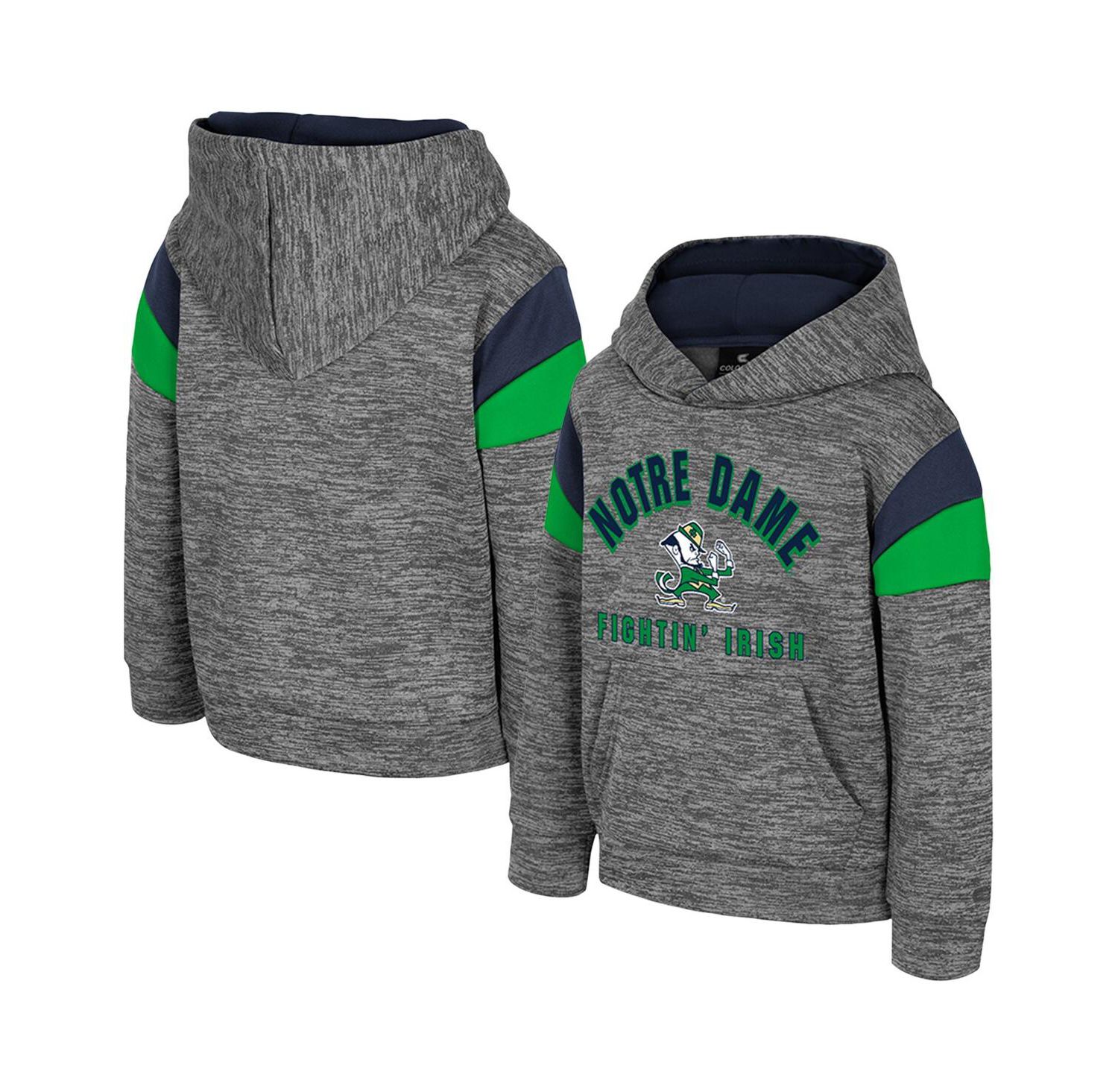 Toddler Gray Notre Dame Fighting Irish Wizard City Hoodie