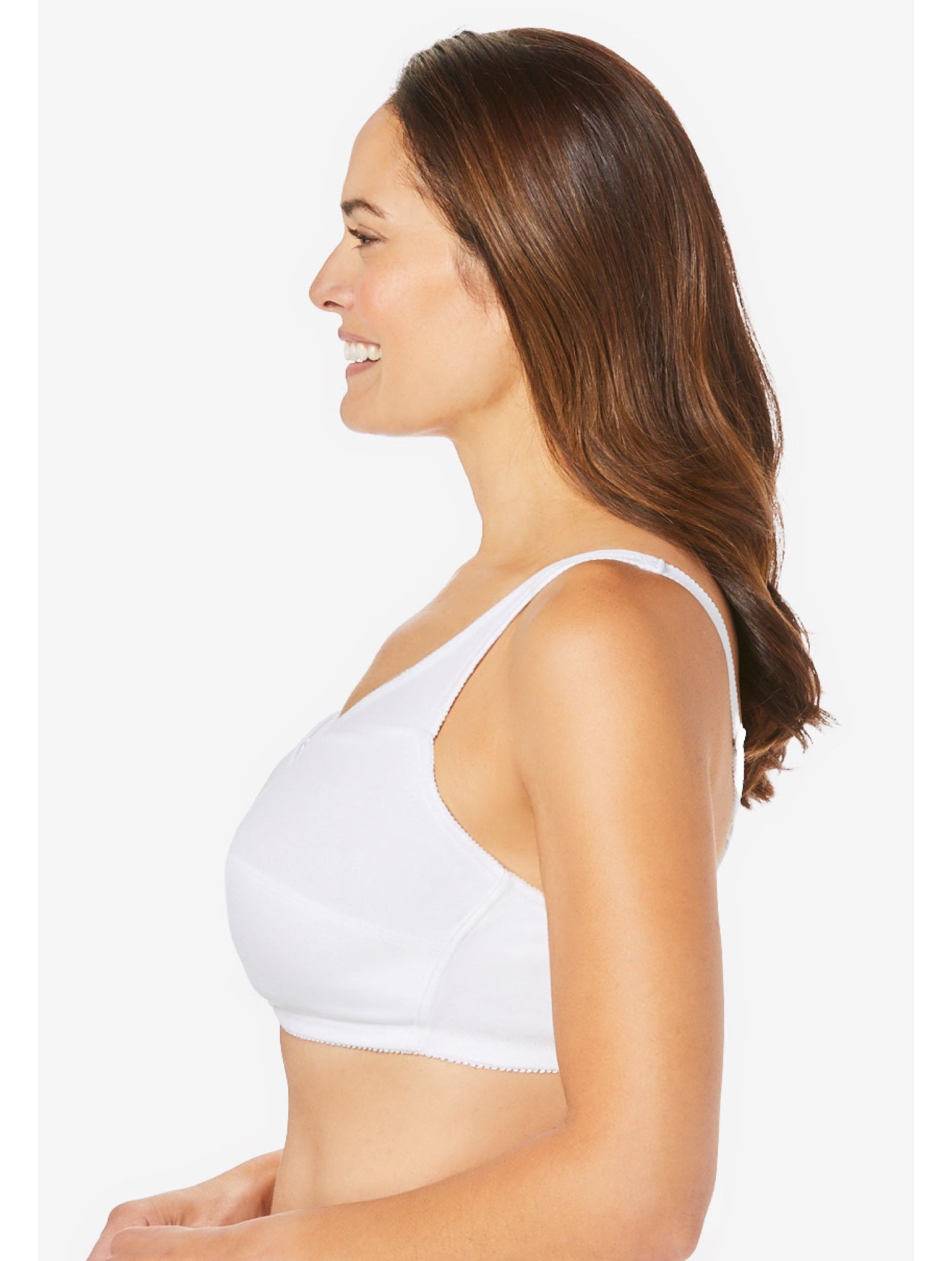 Women's 3-Pack Wireless Light Support Cotton Bra