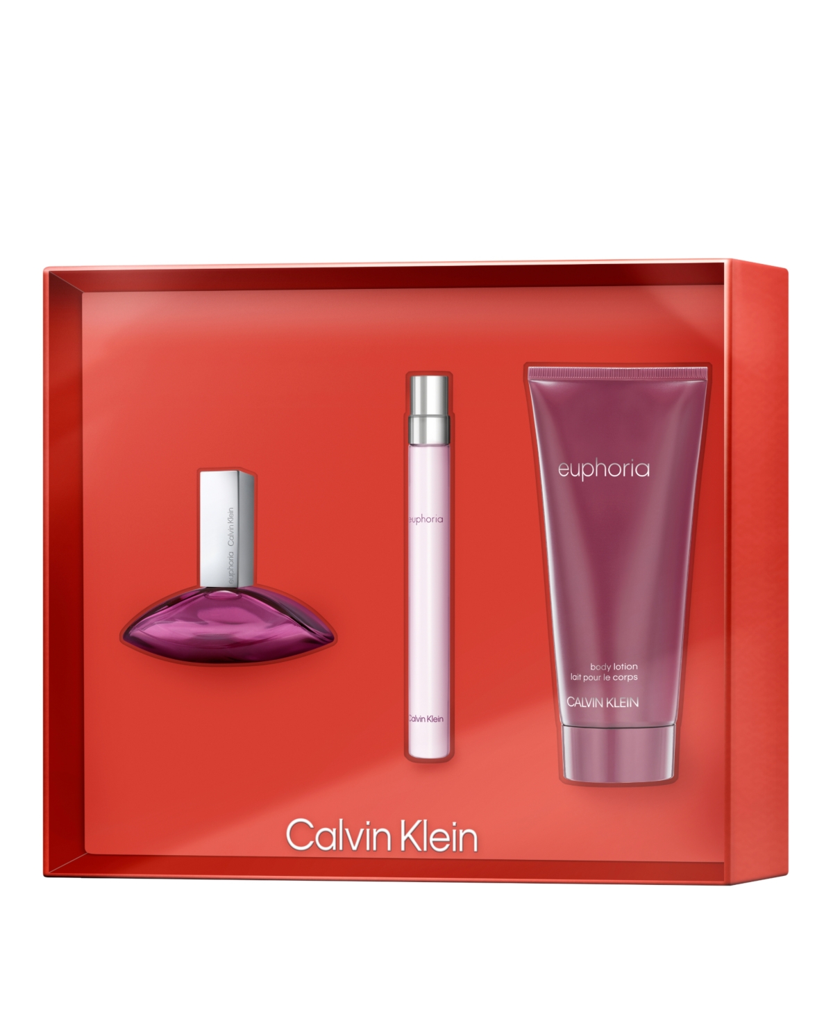 Calvin Klein 3-pc. Euphoria Eau De Parfum Gift Set In Transparent