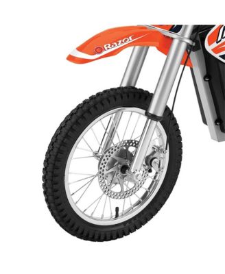 MX650 Dirt Rocket High-Torque Electric Motocross Dirt Bike, 17 MPH, Orange
