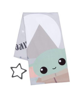 Baby Star Wars The Child/Grogu/Baby Yoda Fleece Milestone Blanket w/ Star