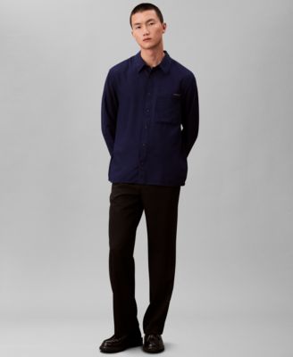 Men's Classic-Fit Yarn-Dyed Houndstooth Shirt