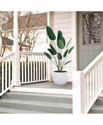 3-Piece Ceramic Flowerpot Set