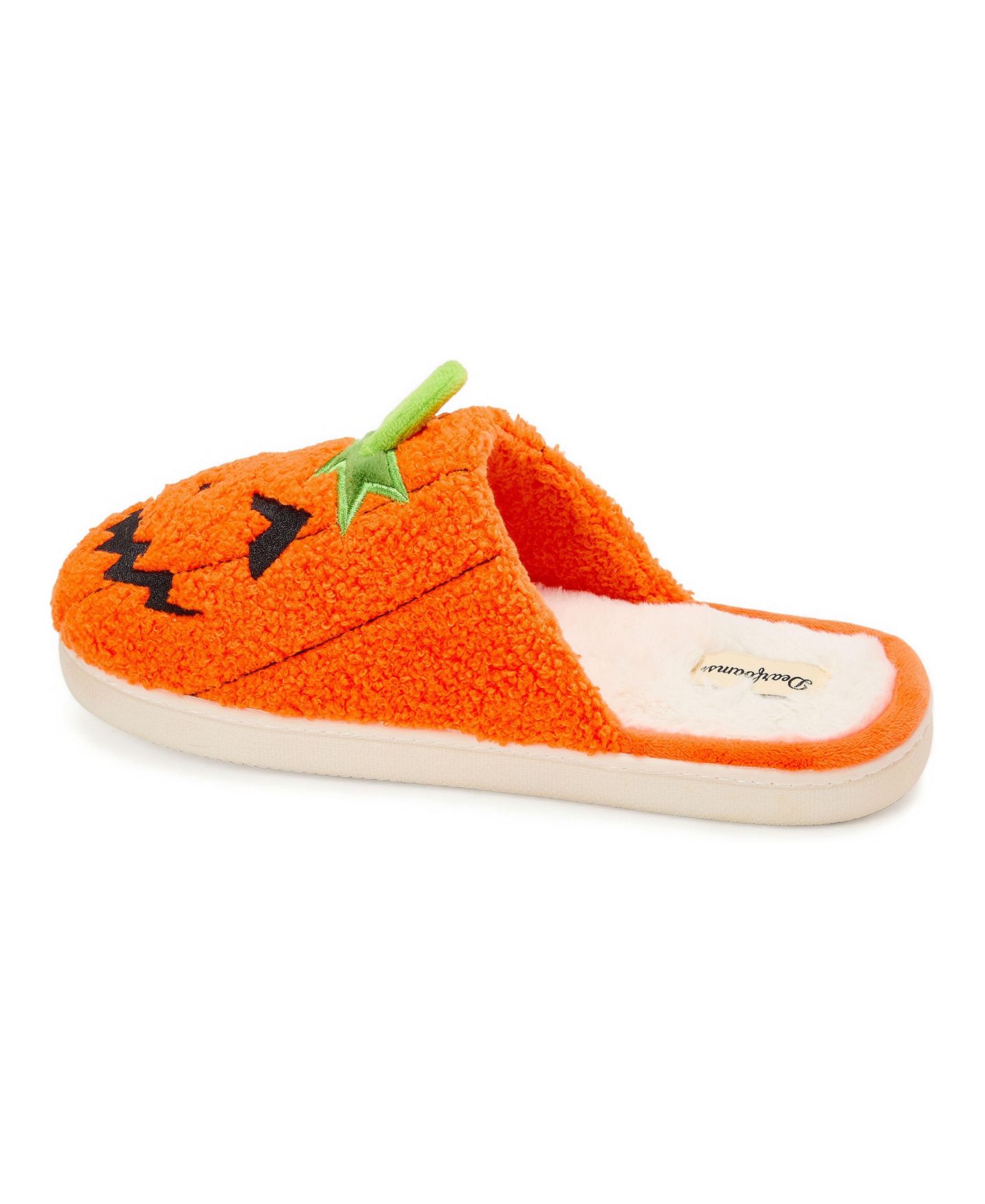 Тапочки Dearfoams Unisex Adult Halloween Bat Scuff Slipper, цвет: Mandarin — фото 2