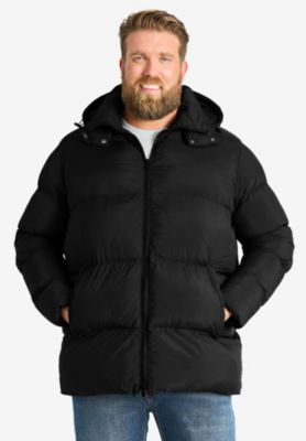 Big & Tall Hipster Quilted Puffer
