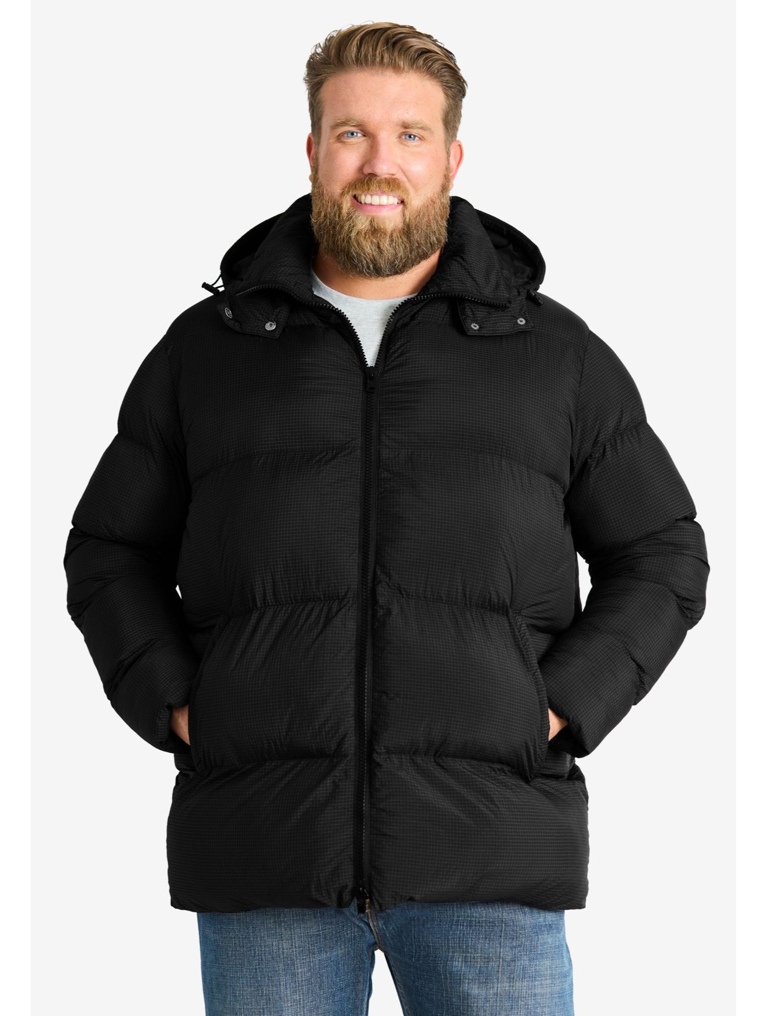 Men's Hipster Quilted Puffer