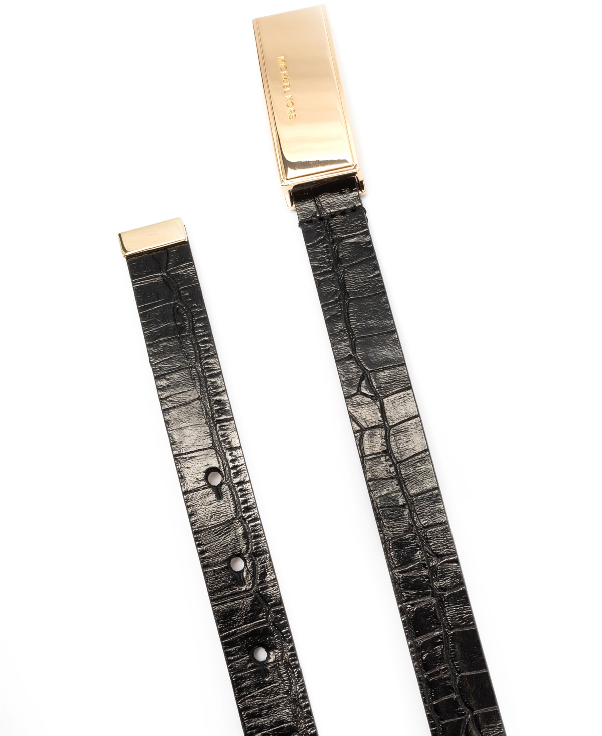 Michael Kors 20mm Non-reversible Belt In Black