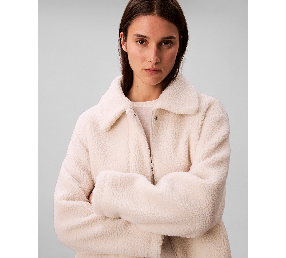 Calvin Klein Jeans Women's Point Collar Jacket