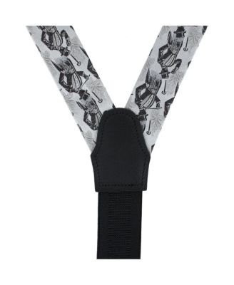 Men's Ambrose Dapper Night Silk Formal End Suspenders
