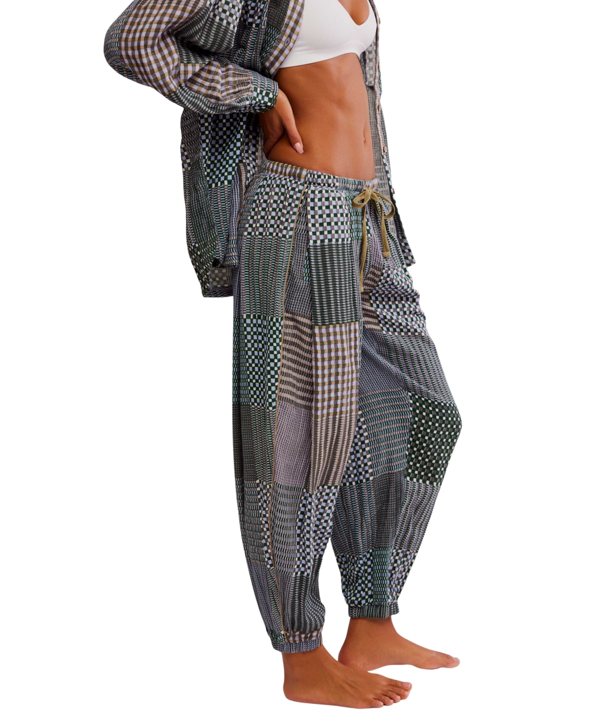 Free People Women's Night After Mid-Rise Pajama Pants