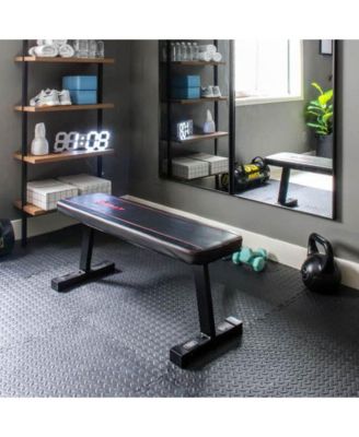 96 Sq Ft Interlocking Exercise Mat Tiles, Black (2 Pack)