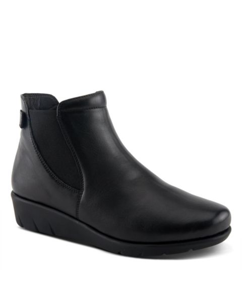 Женские ботинки Spring Step Apso Booties with Premium Leather Upper, цвет: Чёрный