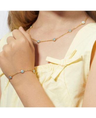 Petit Bubble Bracelet in Sky Blue