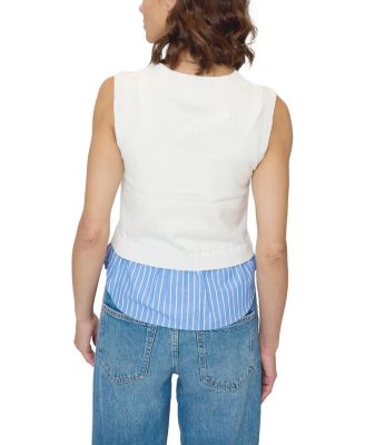 Women's Kira Twofer Button Up Tank