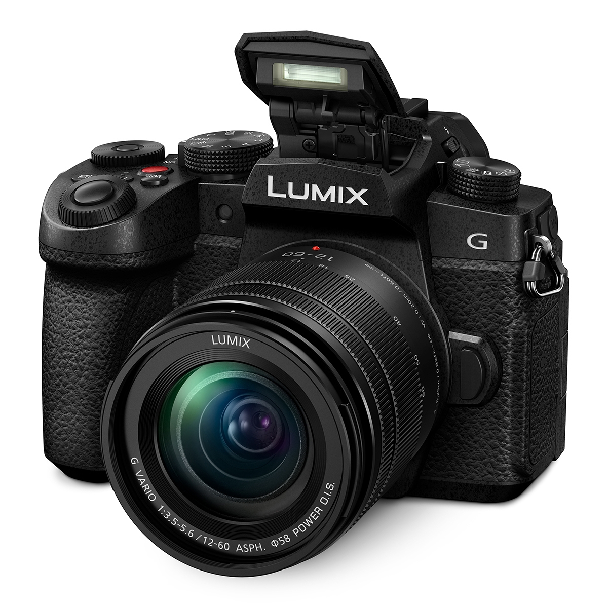 Panasonic Lumix G97 Mirrorless Camera with Lumix G Vario 12-60mm f/3.5-5.6 Aspherical Lens, Black