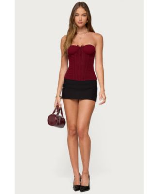 Women's Guinivere Smocked Strapless Corset