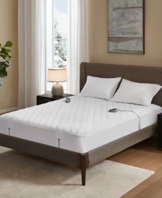 Deep Pocket Electric Cotton Top Mattress Pad, King