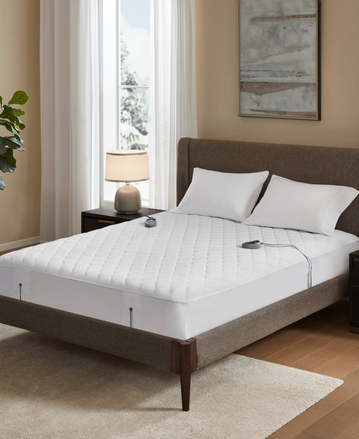 Beautyrest Deep Pocket Electric Cotton Top Mattress Pad