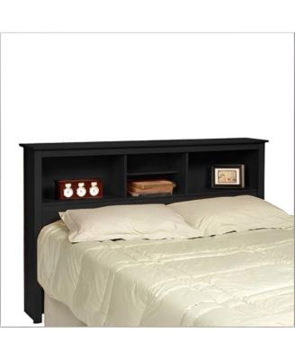 Storage Headboard for Bed with Shelves – Organizer Headboard for Bedroom with Built-In Display and Storage Compartments