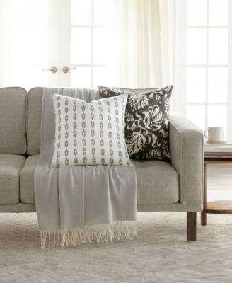 Cotton Slub 2-Pack Decorative Pillows, 20" x 20"