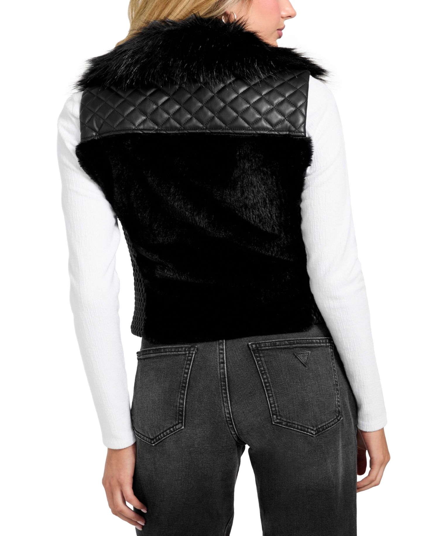 Women's Amari Sleeveless Faux Fur Vest