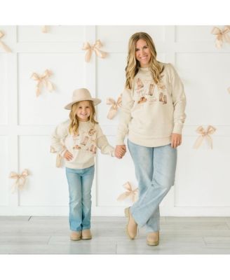 Little and Big Girls Cowgirl Cutie Sweatshirt