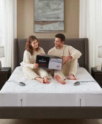 Deep Pocket Electric Cotton Top Mattress Pad, Twin XL