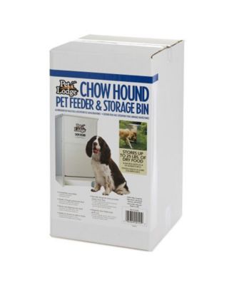 Dry Food Automatic Steel Dog Feeder Chow Hound 25 Pound Capacity