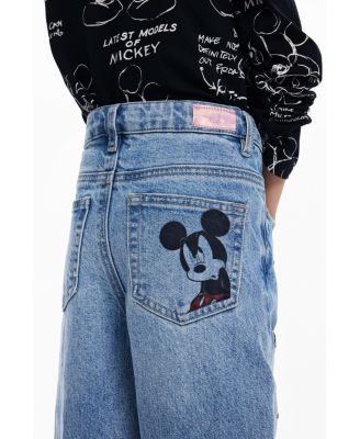 Girls's Wide Mickey jeans