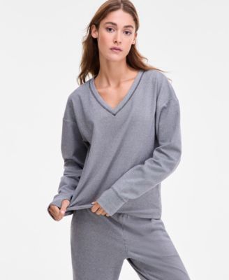 Women's Brushed Rib V-Neck Sweater