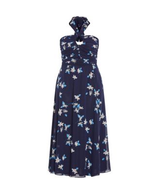 Plus Size Everfree Floral Print Maxi Dress