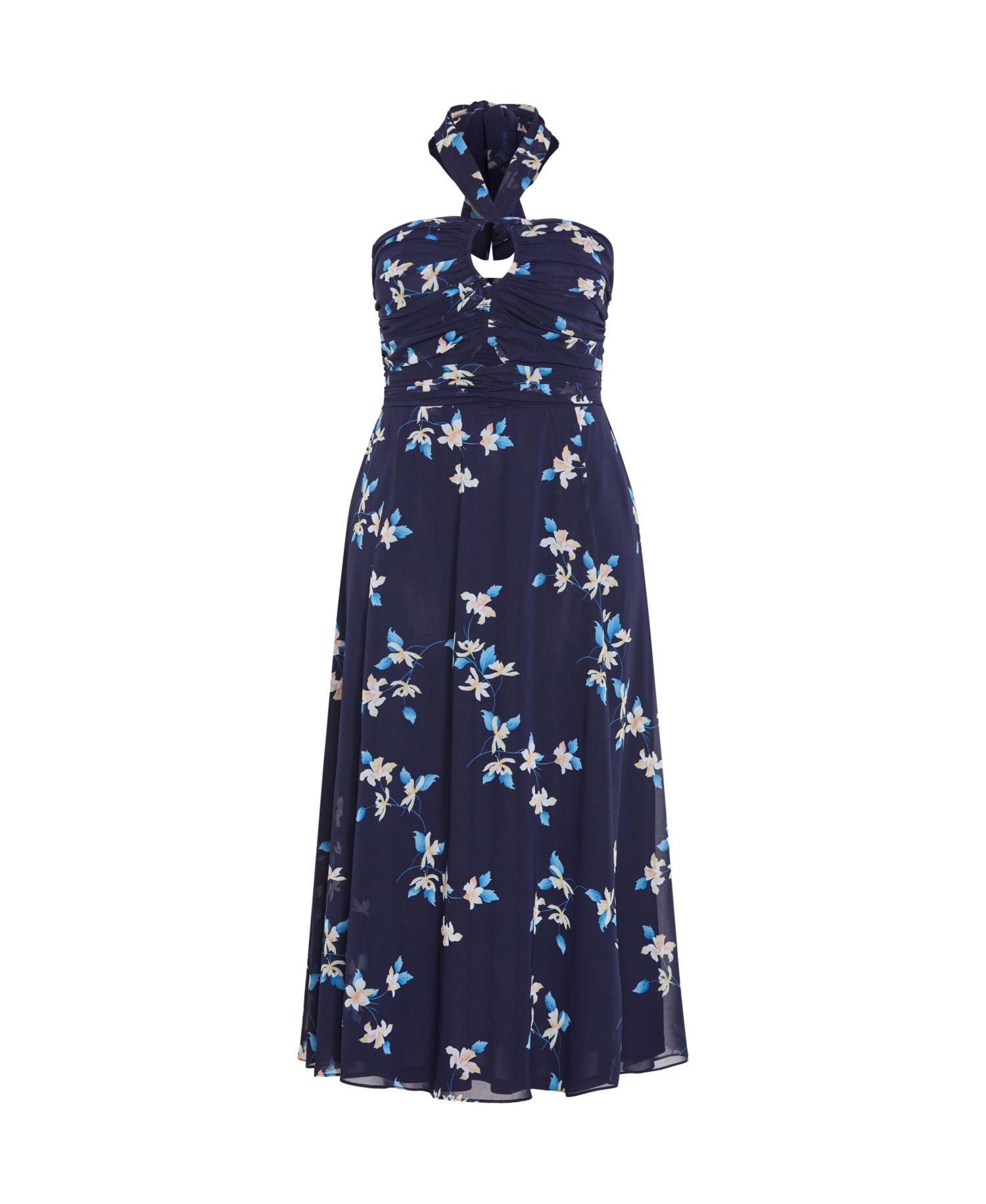 Plus Size Everfree Floral Print Maxi Dress