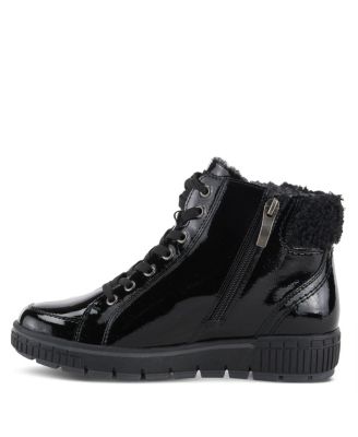 ALPS Water Resistant Boots with Sherpa Lining and Lace-Up Detail