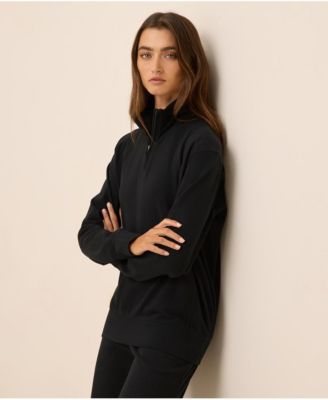 Men's Organic Cotton Roam Travel Quarter Zip