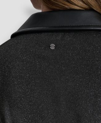 Women's Knit Twist Front V-Neck Top