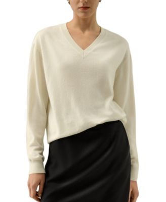 V-Neck Baby Cashmere Sweater