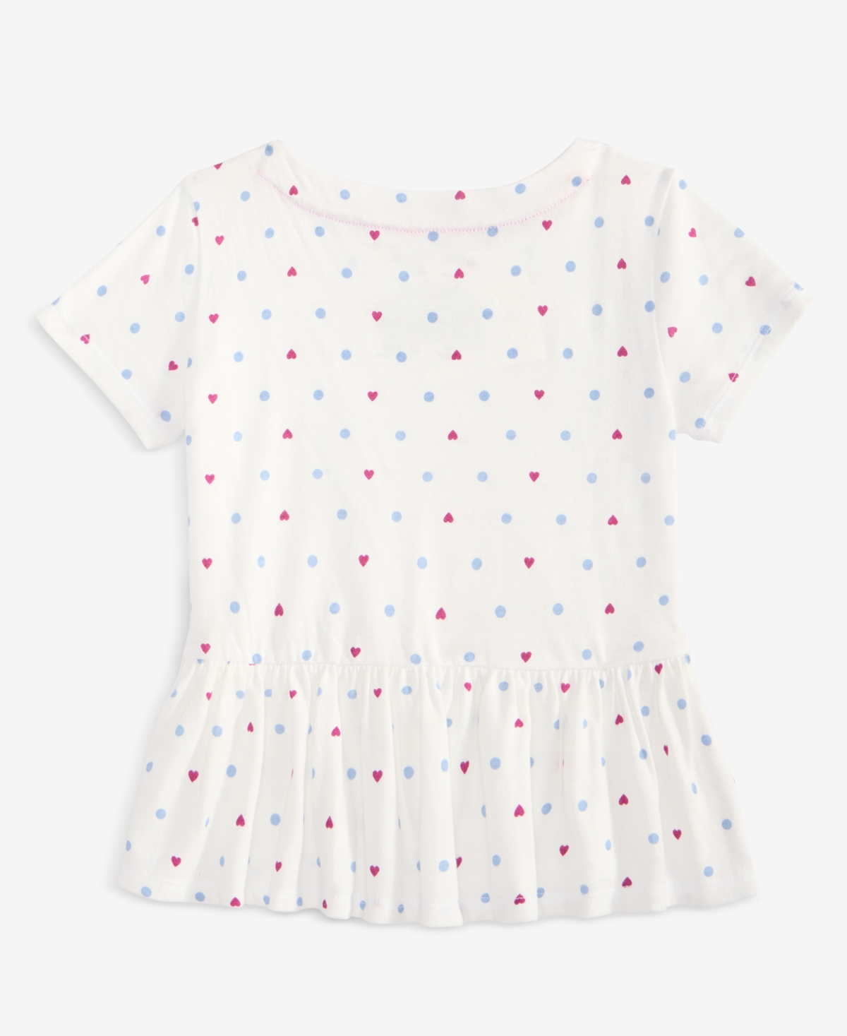 Epic Threads Girls Toddler 2T-4T Dot Printed Peplum Top, Macy's Exclusive