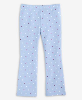 Girls' Toddler 2T-4T Dot Print Flare Pants, Macy's Exclusive