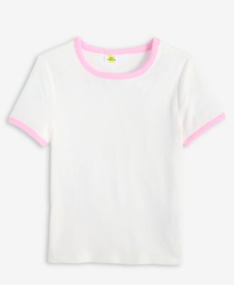 Epic Threads - Big Girls Ribbed Ringer T-Shirt