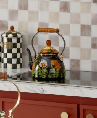 Poppy Enameled 2-Quart Tea Kettle