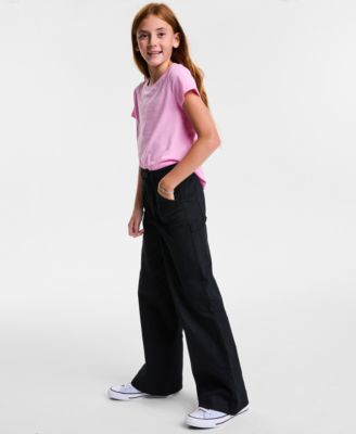 Girls' 5-16 Carpenter Wide-Leg Pants, Macy's Exclusive
