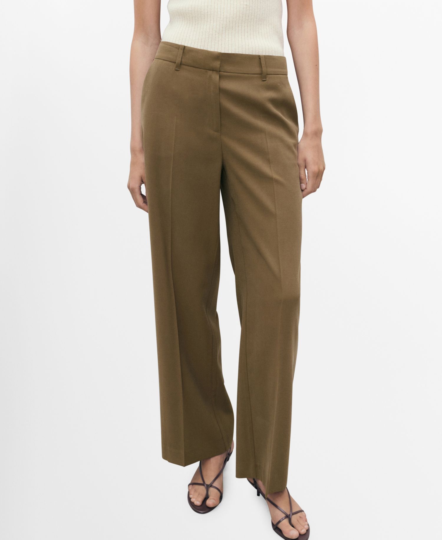 Women's Straight Mid-Rise Pants