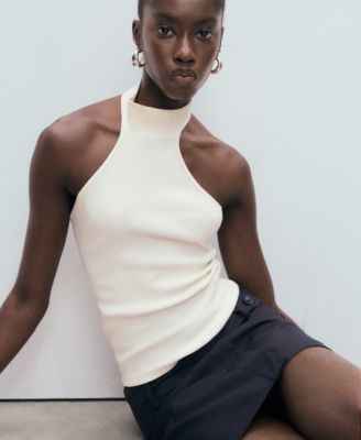 Women's Pinstriped Short Skirt