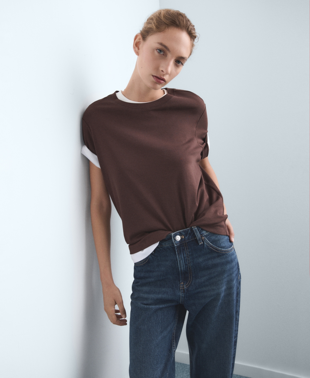 Mango Women's Miami Medium-Rise Straight-Fit Jeans